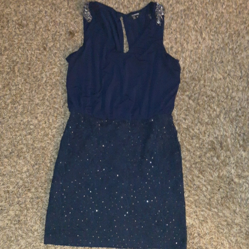 Blue dress